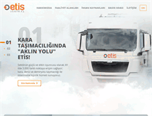 Tablet Screenshot of etislojistik.com